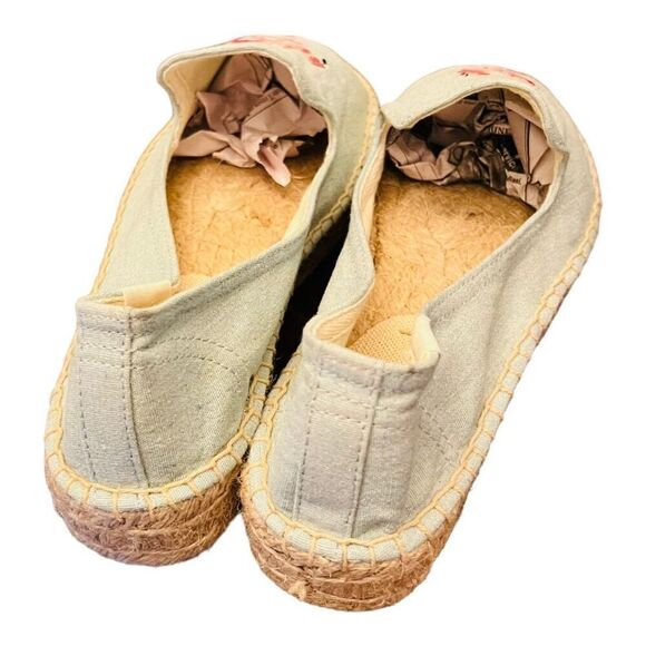💥BOGO💥 Soludos Flamingo Espadrilles size 6.5 but more like size 6. - Picture 3 of 10